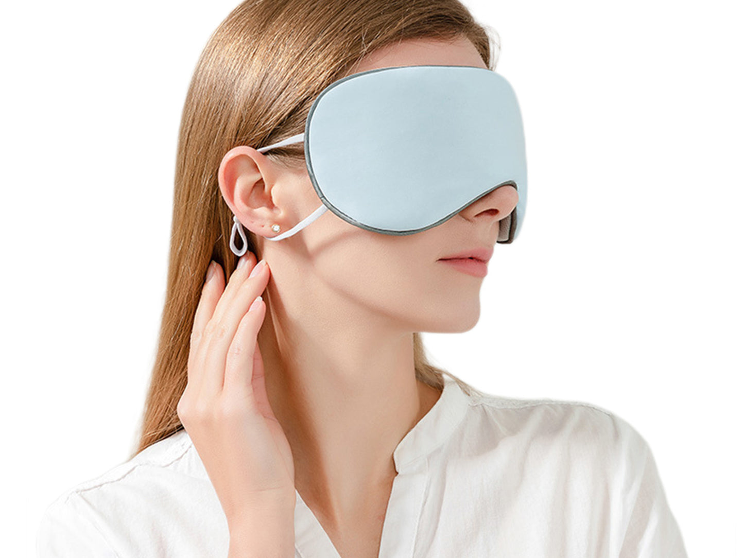 2 PCS Sleeping Masks Warm Cool Double Side Use Blindfold Sleep Eye Cover