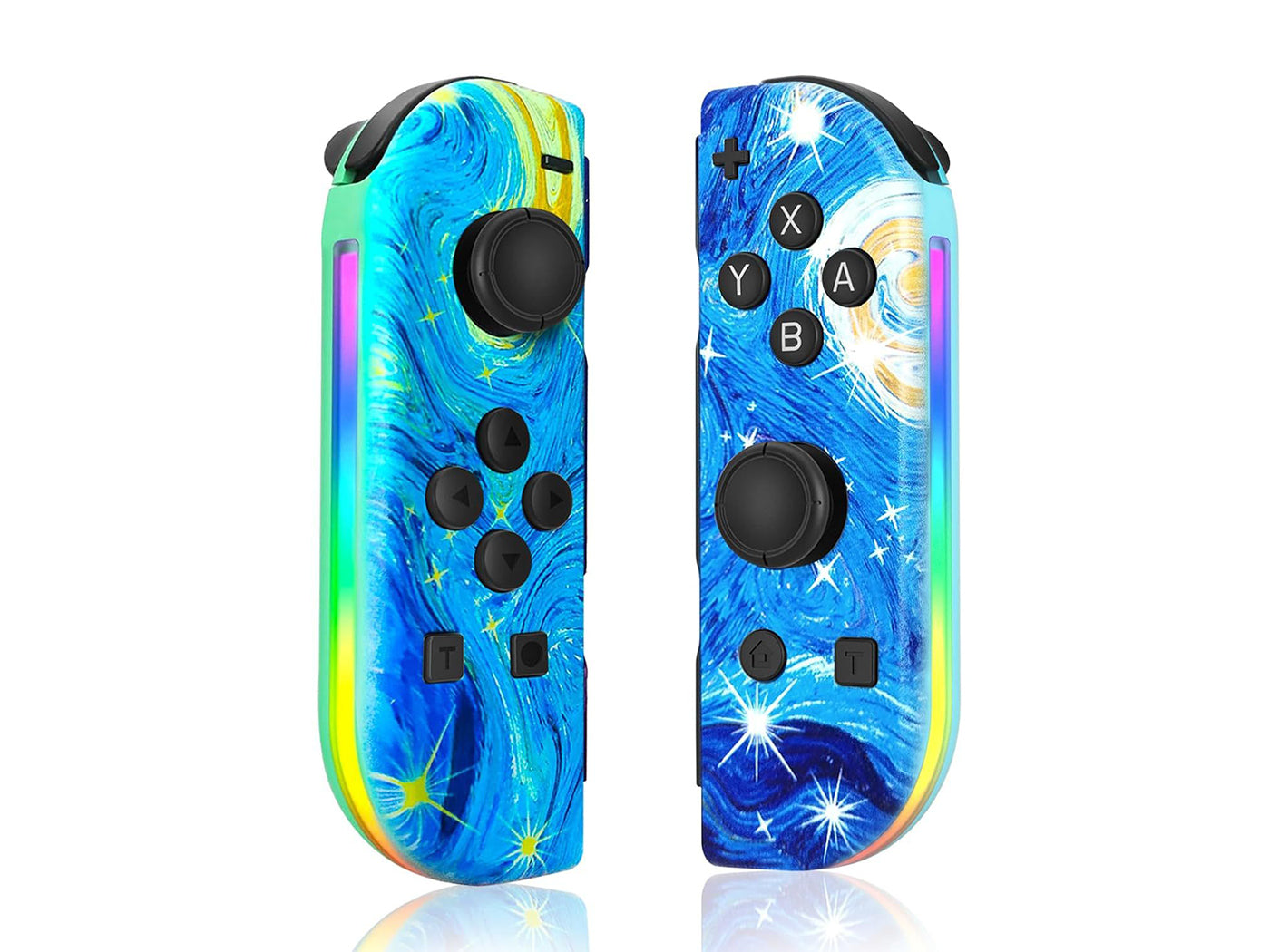 Wireless Game Controller with RGB Light for Nintendo Switch