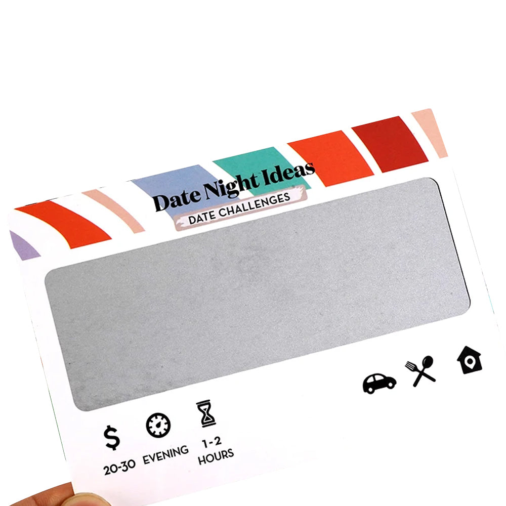 Date Night Ideas Cards Romantic and Funny Scratch off Card Game for Couples