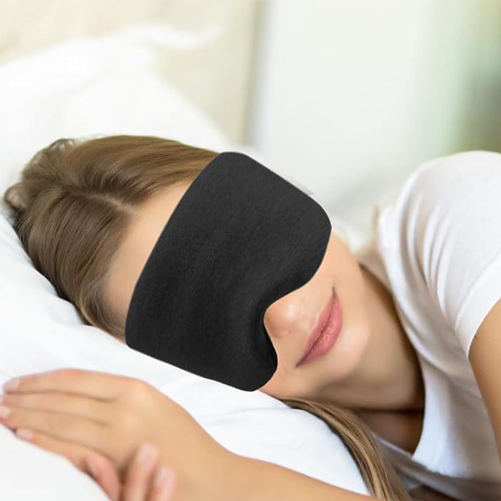 Airplane Travel Pillow with Headrest Fixing Head Strap and Eye Mask