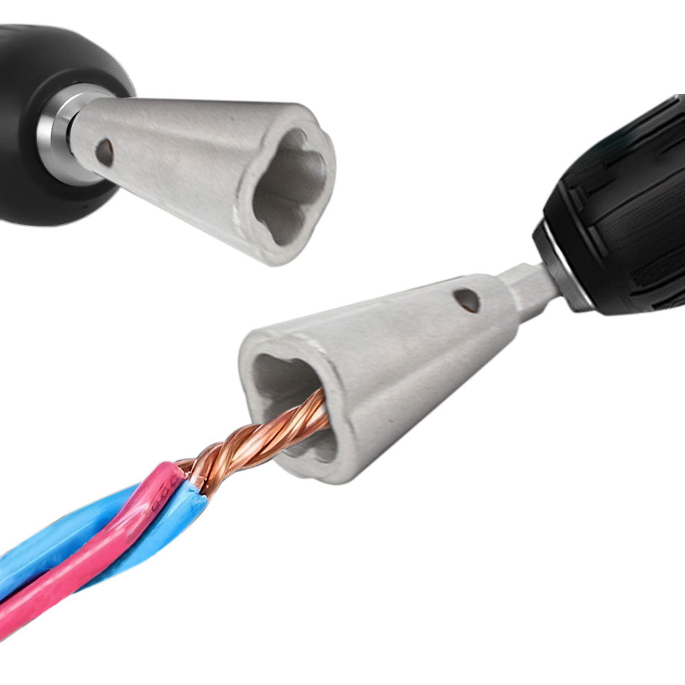 4Pcs Wire Twister Tool for Drill Stripping Electricians Tools for Electrical Power