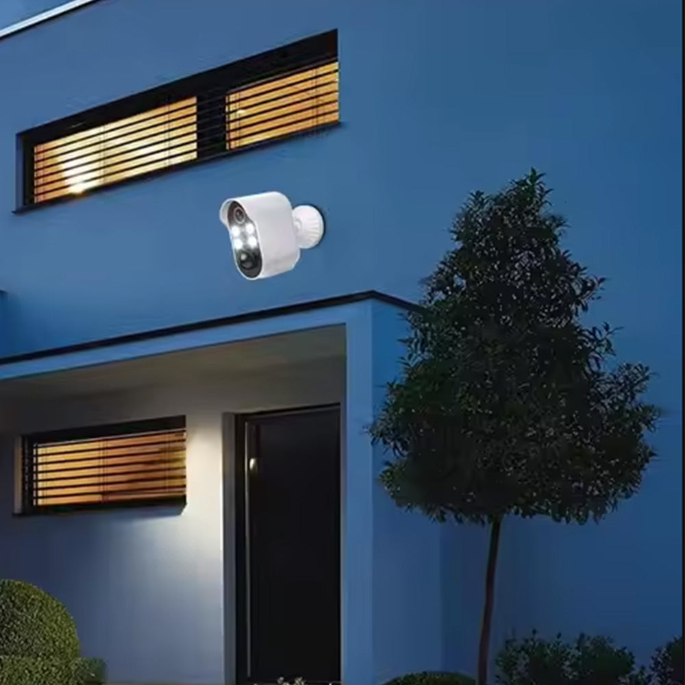 Wireless Outdoor Security Camera Monitor with Color Night Vision