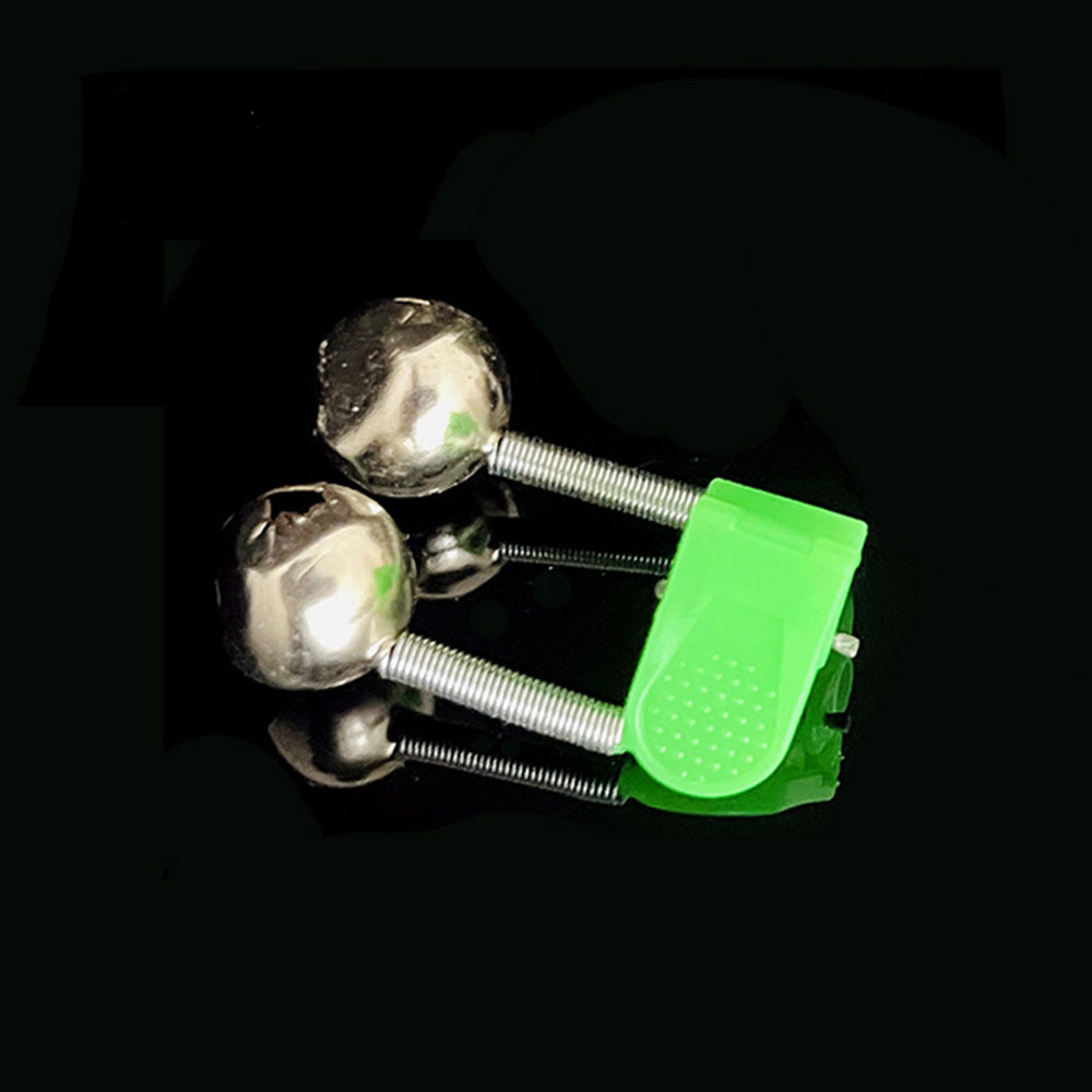20 Pcs Fishing Bite Alarm Bells for Rod Tips Day and Night