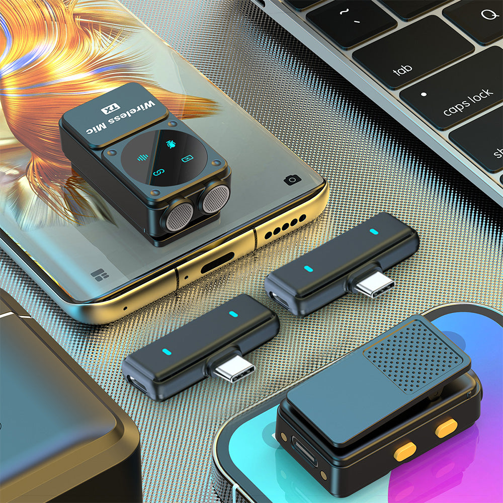 Wireless Microphone for iPhone and Android for Video Recording