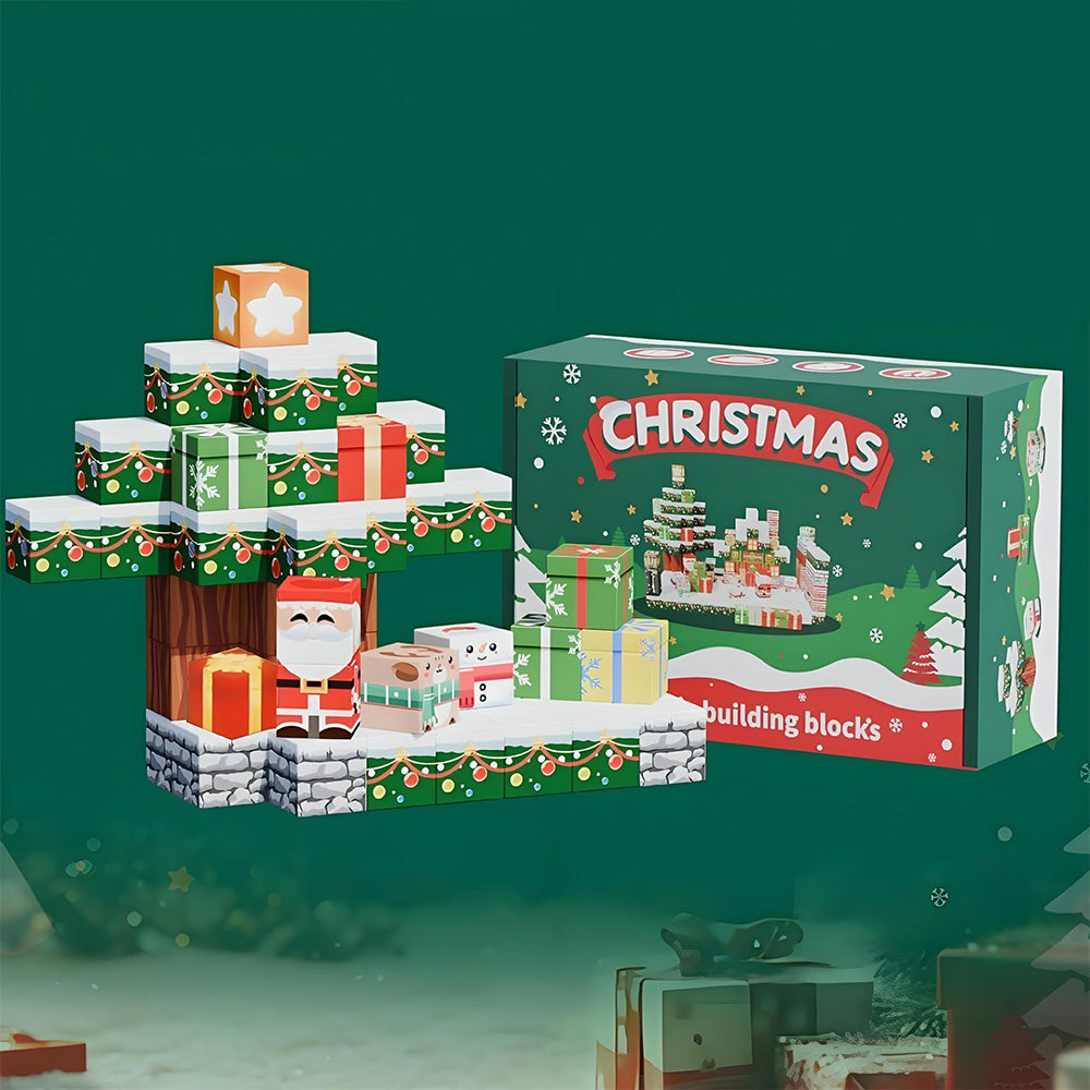 Christmas Building Cubes Sets for Boys and Girls
