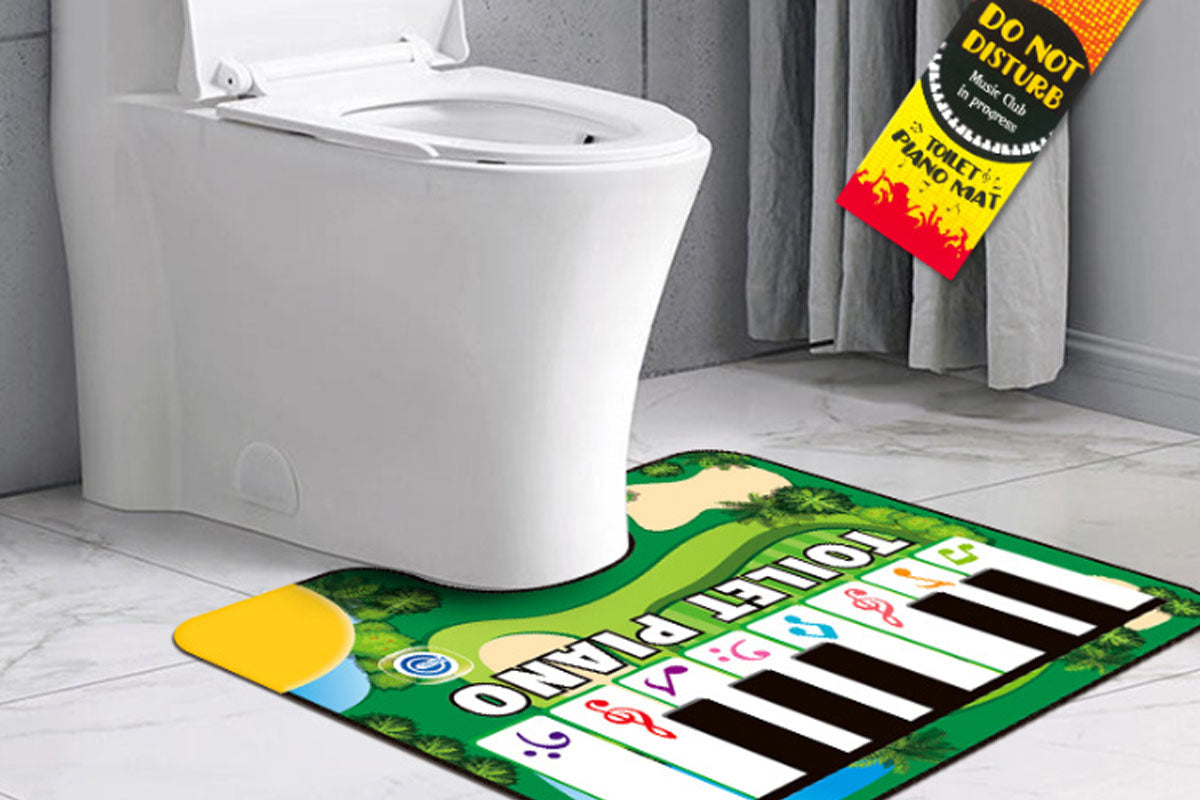 Bathroom Electronic Keyboard Mat - Waterproof Musical Toy for Adults