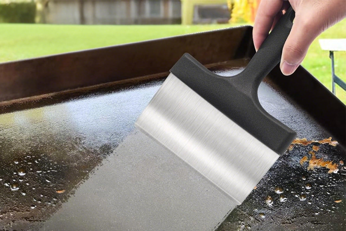 19 Piece Griddle Cleaning Kit with Scraper and Sponge for Griddles and Grills