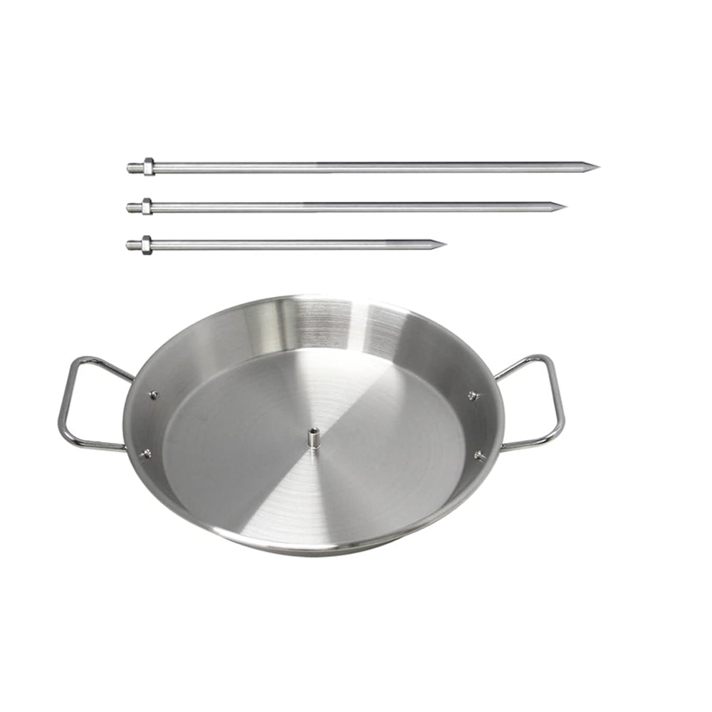 Stainless Steel Removable BBQ Vertical Skewer with Hanger and Base