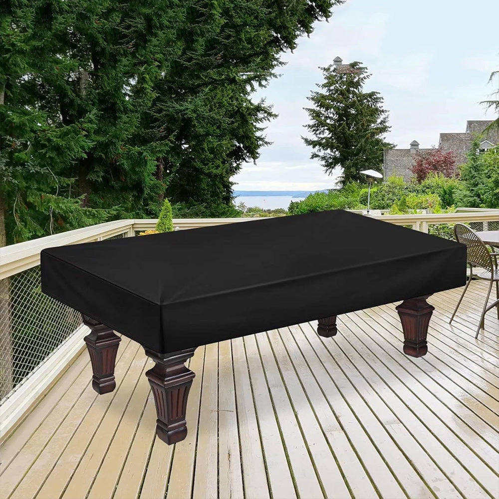 Water-resistant Pool Table Cover with Adjustable Drawstring for Billiard Table