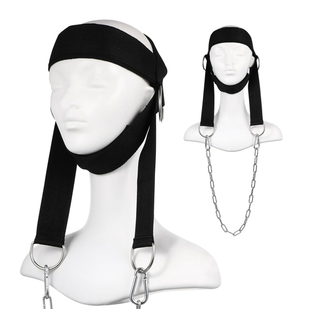Weight Lifting Head Neck Harness Gym Workout Exercise Training Strap Belt