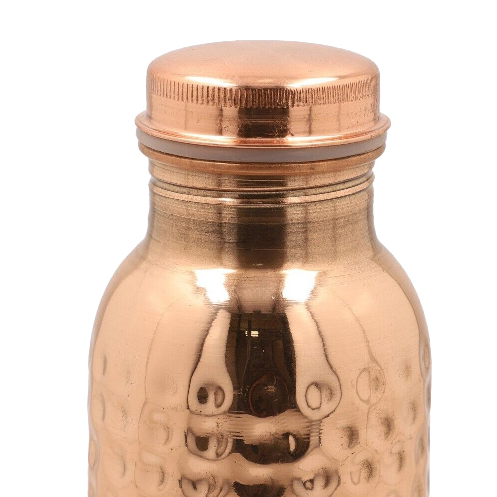 2Pcs 620ml Hammered Drink Bottle for Health