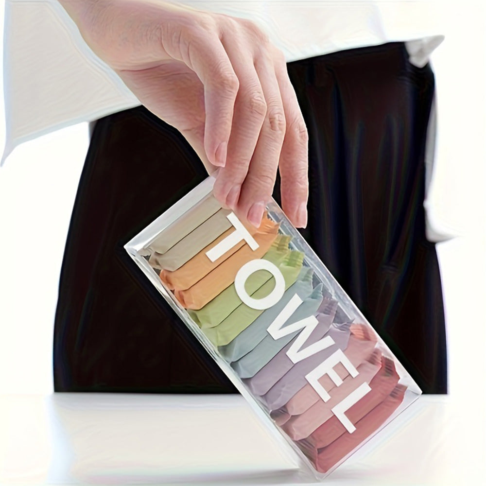 28Pcs Disposable Compressed Towels Tablet Washcloth Travel Face Wet Wipe Washcloth