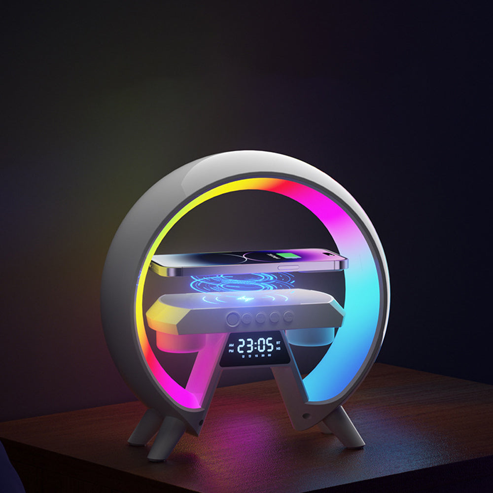 Wireless Charging Bluetooth Speaker Night Light