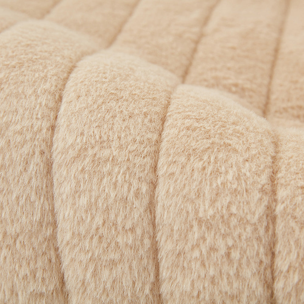 T-Shaped Plush Anti-Slip Recliner Slipcover