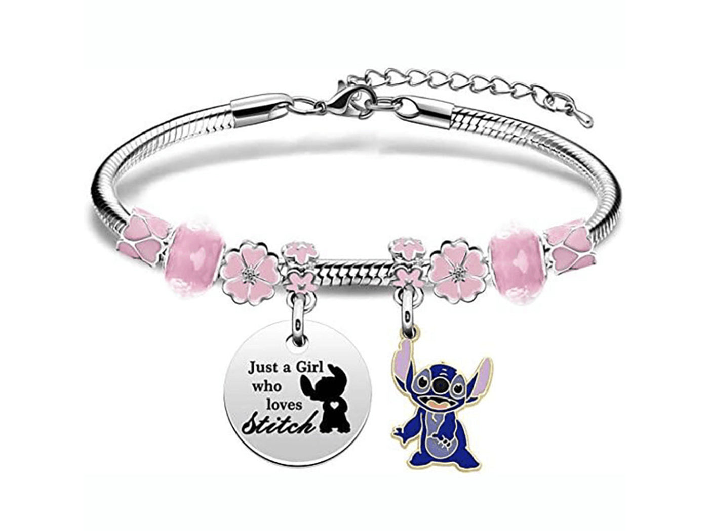 Adjustable Lilo & Stitch Inspired Bracelet