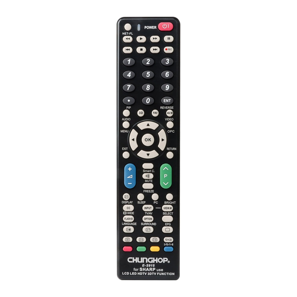 Universal Remote Control Replacement for Sharp TVs