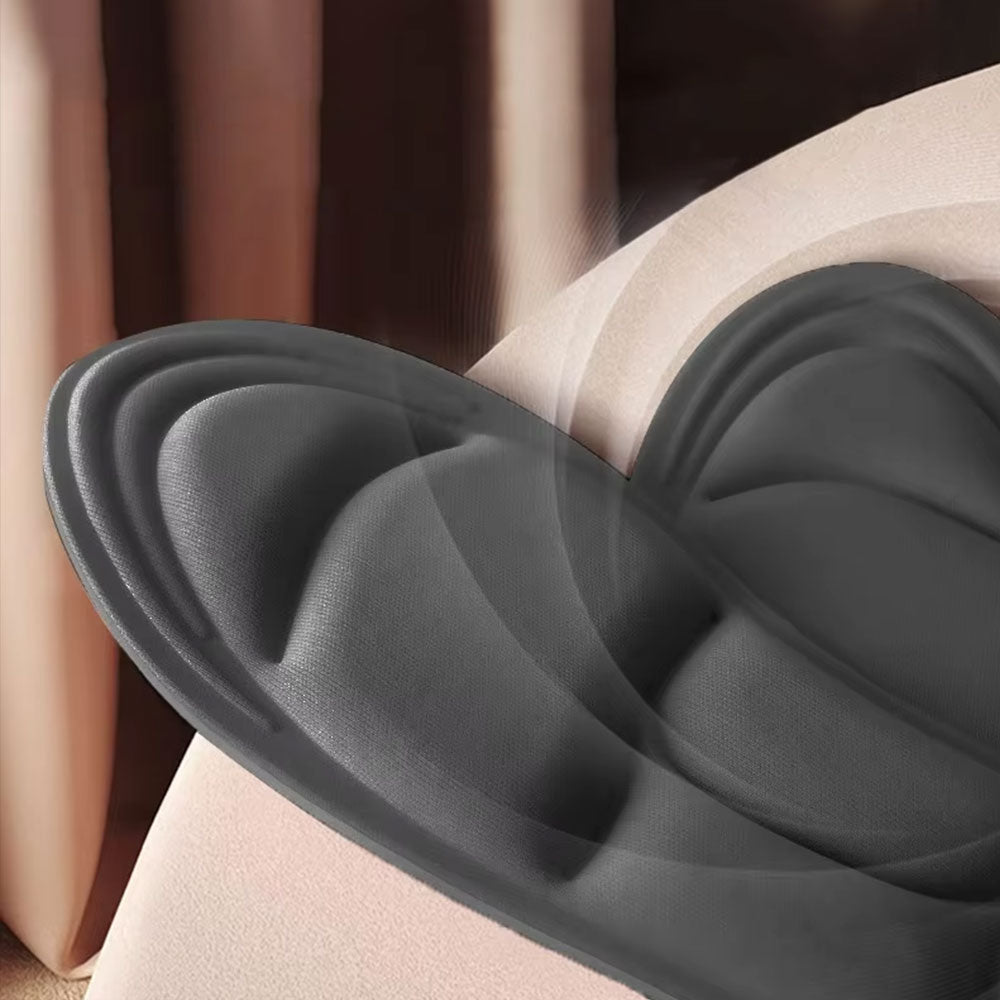 2 Pairs 5D Memory Foam Insoles Unisex Inner Sole Insert Air Cushion Heel Foot Shoe Pads