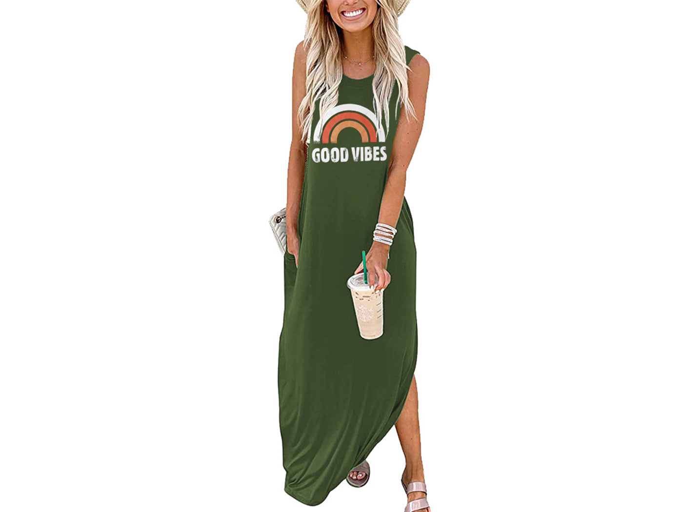 Women's Breathable Summer Maxi Vest Dress