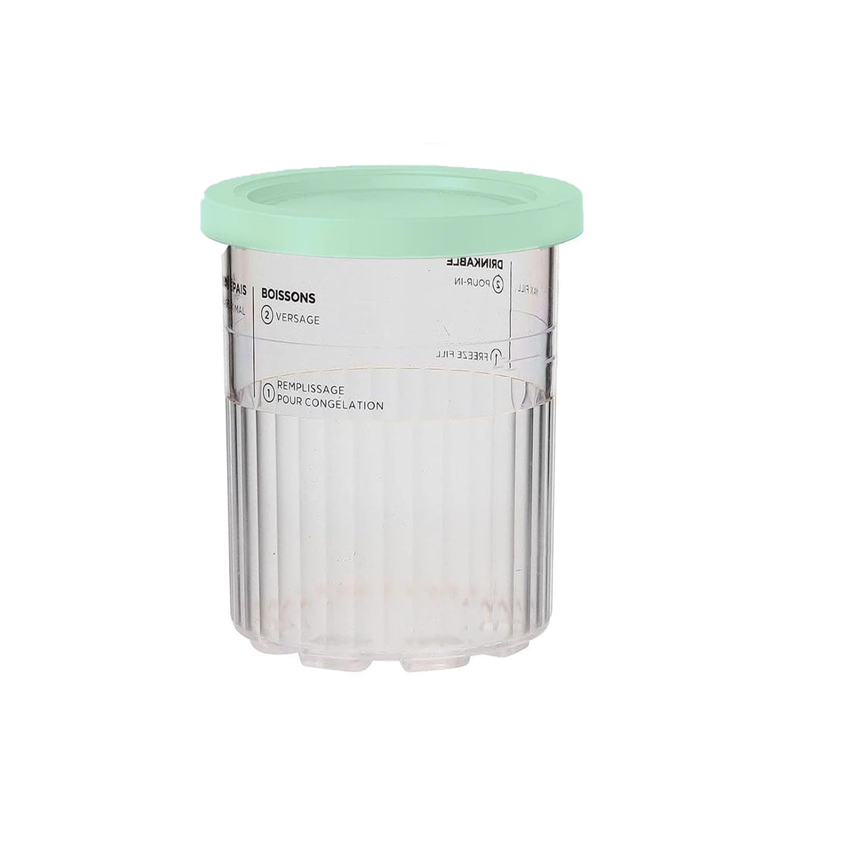 Ice Cream Pints Containers And Lids, Compatible With Ninja NC500, NC501 Series