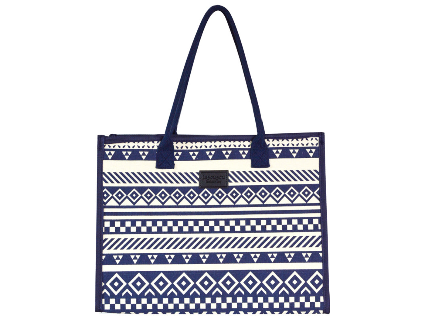 Women's Canvas Boho Beach Tote Bag