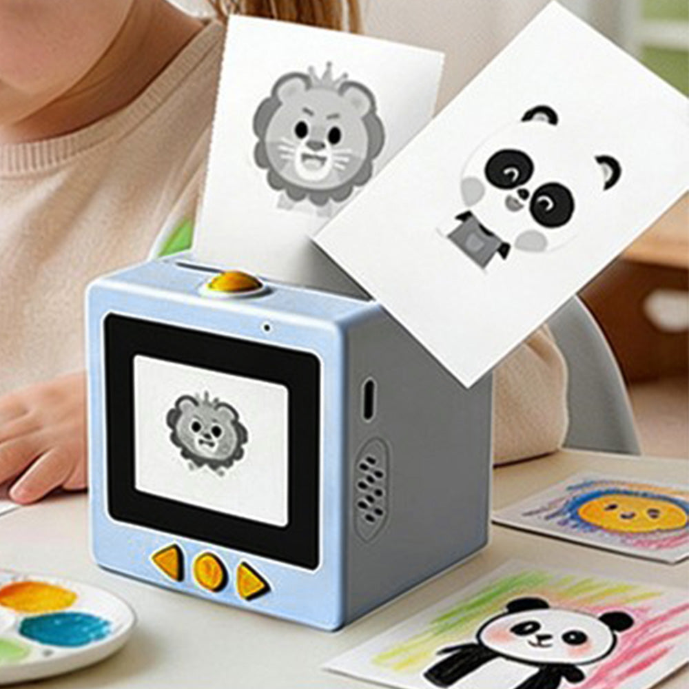 AI Voice Thermal Mini Inkless Sticker Printer with 24in Screen