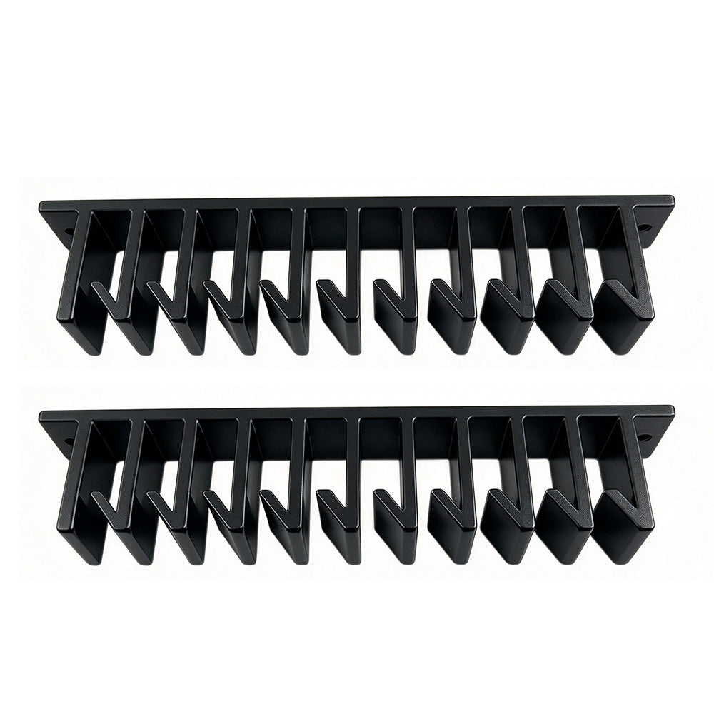 2 Pcs Under Shelf Lid Organizer Slide In for Kitchen Cabinet Storage-Style 2