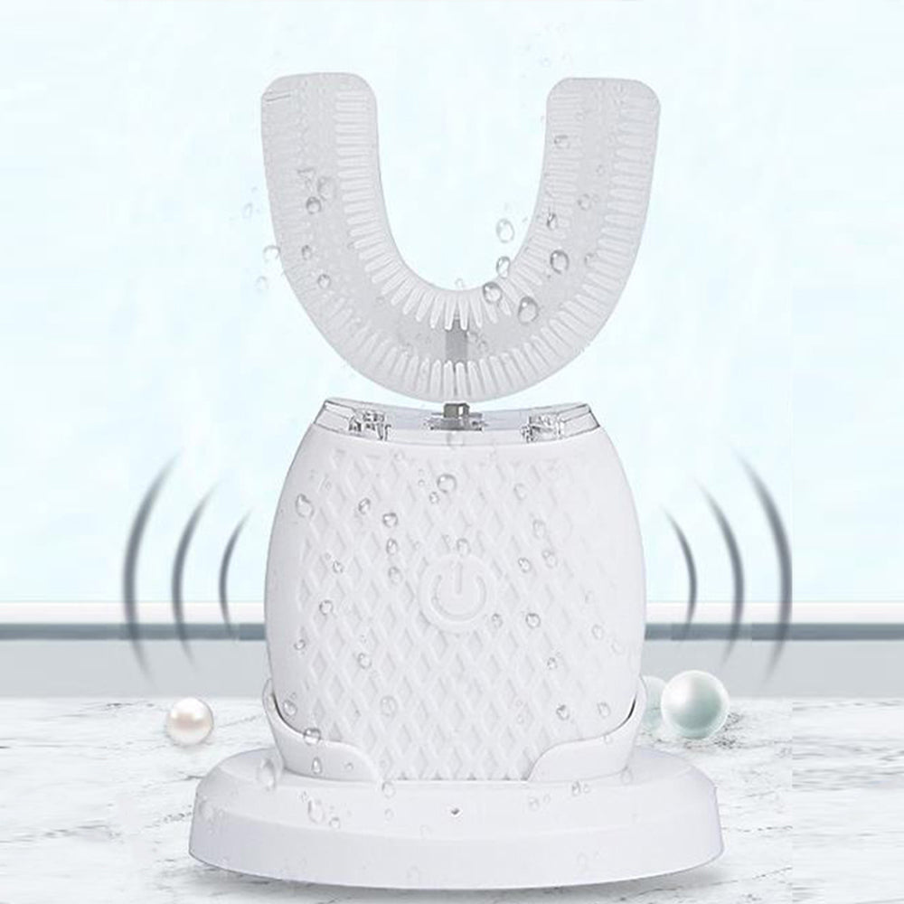 U Shaped Portable 360 Degree Ultrasonic Electric Toothbrush