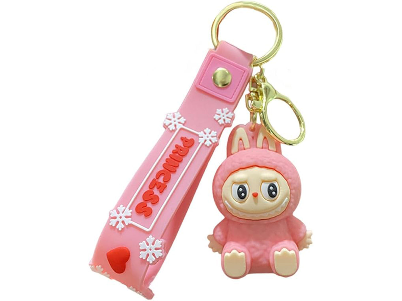 6Pcs Labubu-inspired Cartoon Key Chain