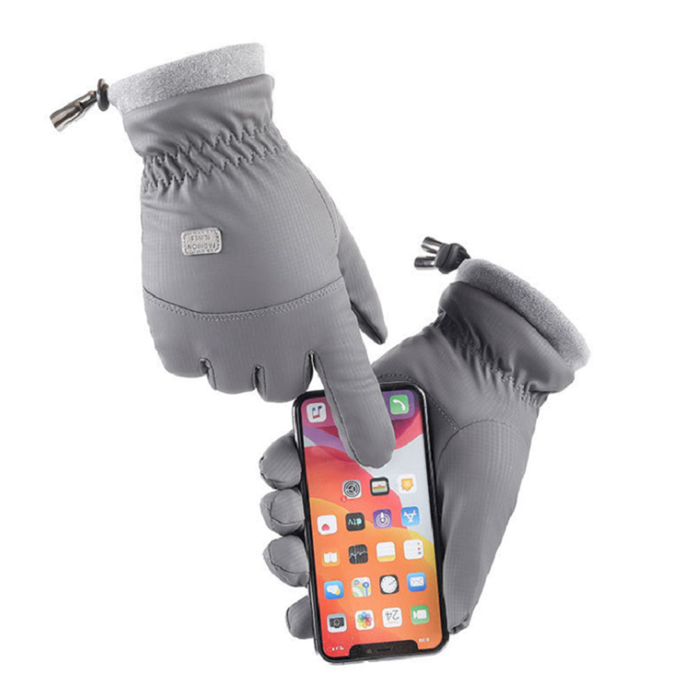 Winter Water Repellent Ski Snow Warm Gloves with Touchscreen Fingers