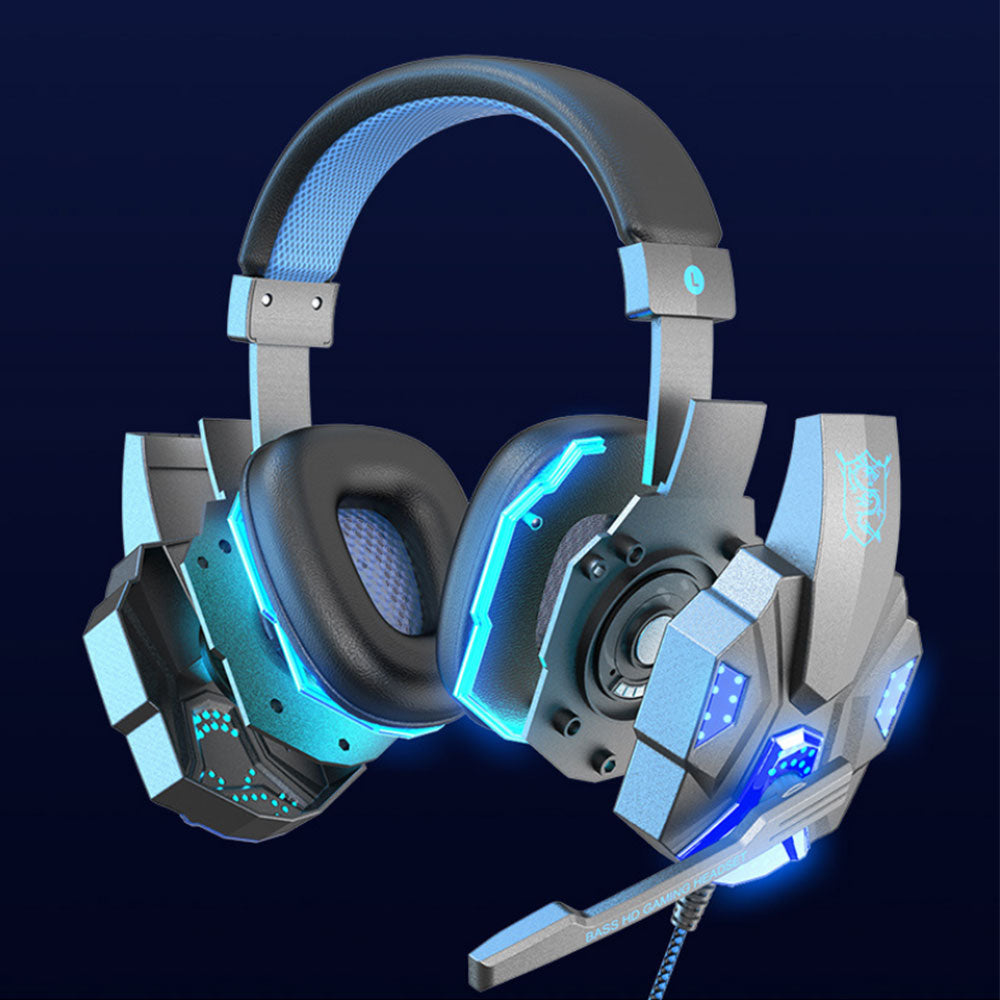 Wired Gaming Headset Headphones with Microphone Led Light