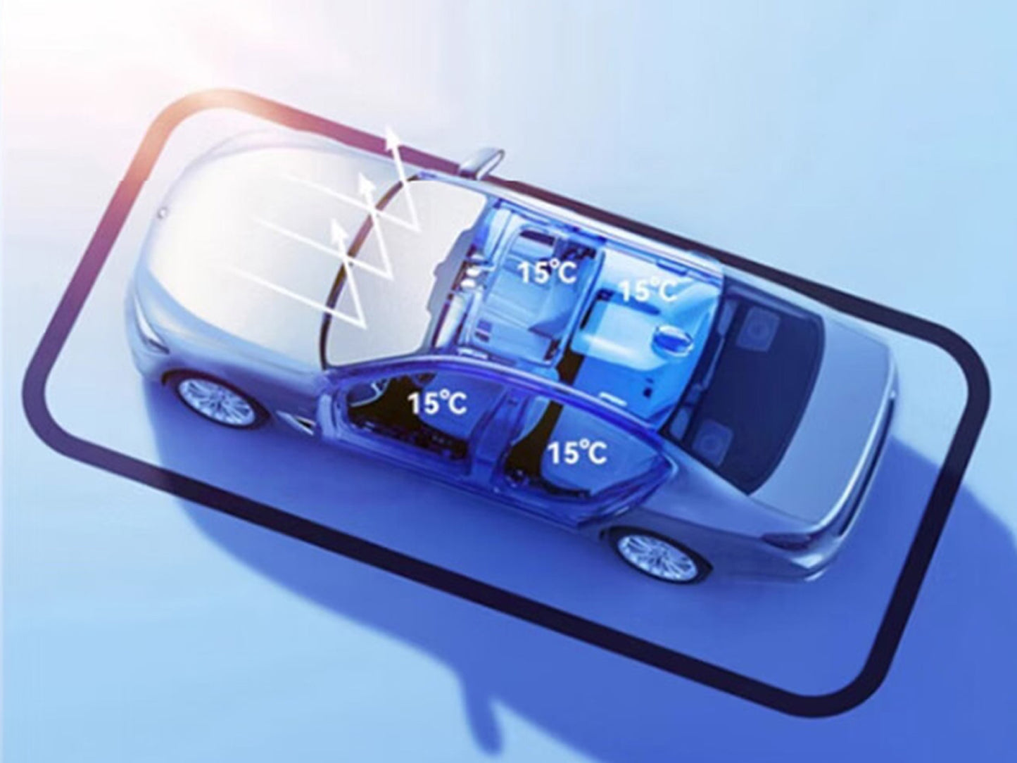 Universal Car Windshield Sun Shade Foldable Reflective Sun Shade Car Window Shades