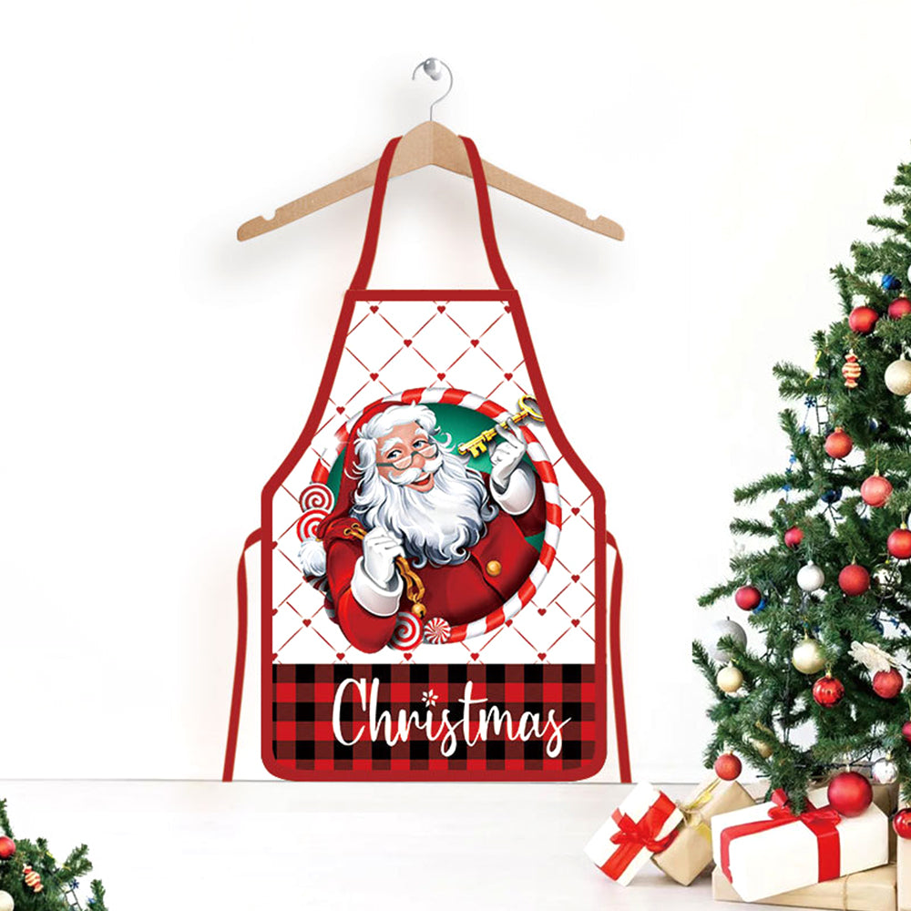 70x50CM Christmas Apron Funny XMAS Cooking Chef Costume