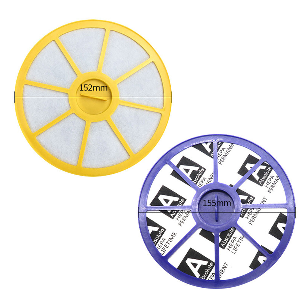 Washable Motor Pre and Post HEPA Filters Kit Replacement Vacuum Cleaners Accessories for Dyson DC05 DC08 DC15 Vaccums