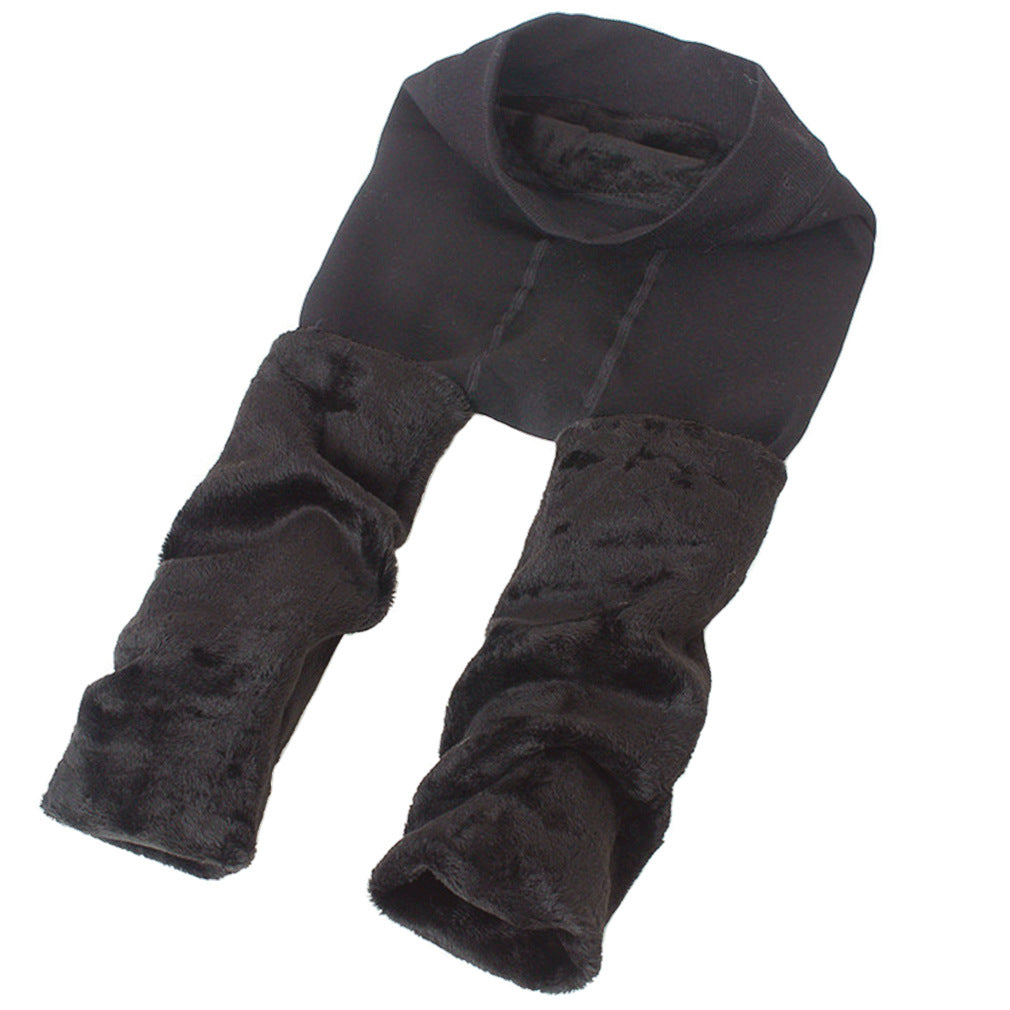 Solid Color Womens Winter Warm Plush Lined Leggings Thick Thermal Skinny Pants