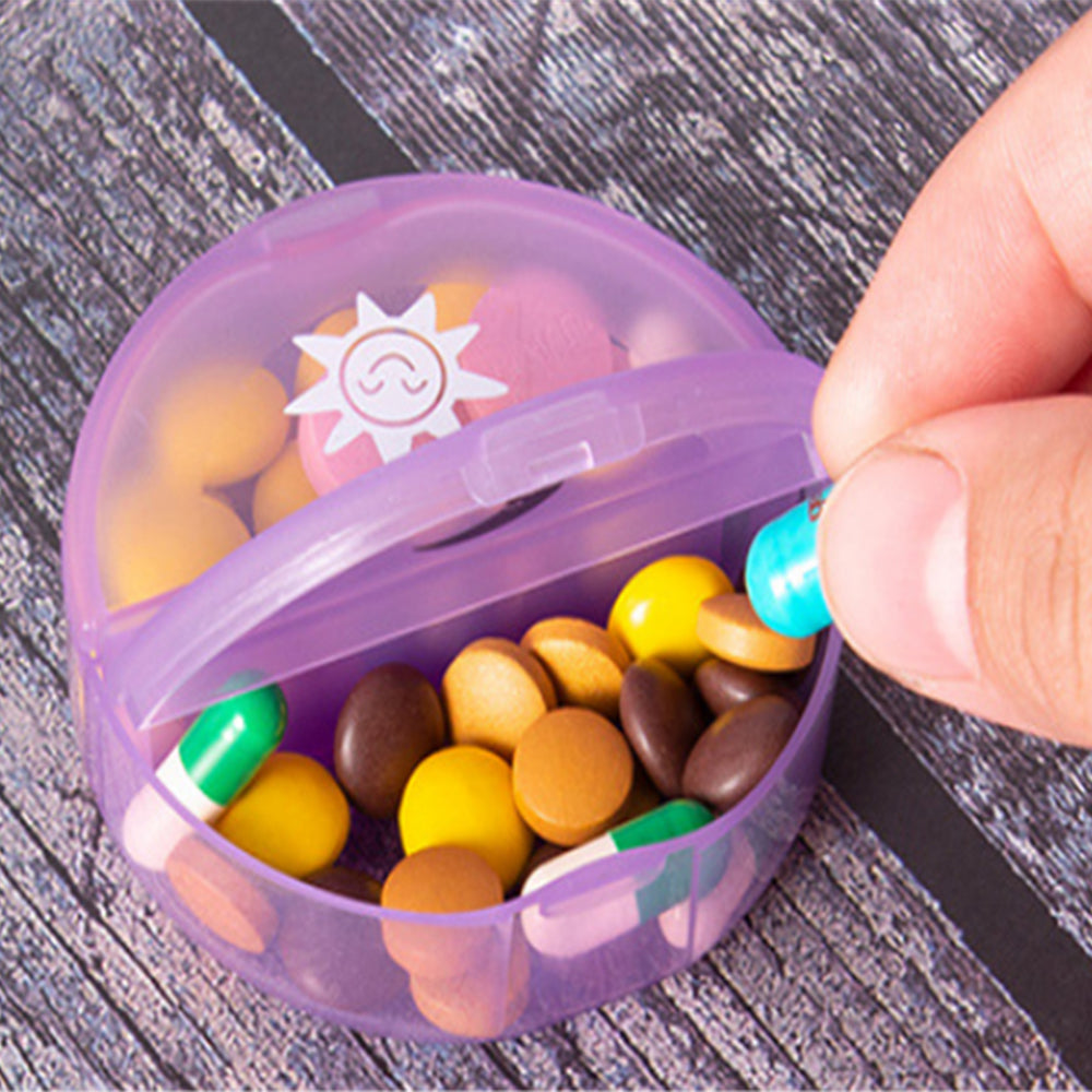 Weekly AM PM 7 Days Pill Box for Travel