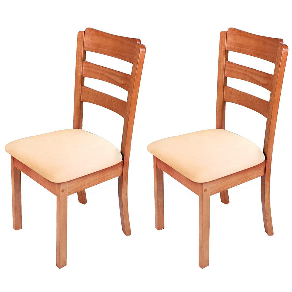 2Pcs Chair Seat Covers Stretch Dining Chair Covers Seat Slipcover Protectors