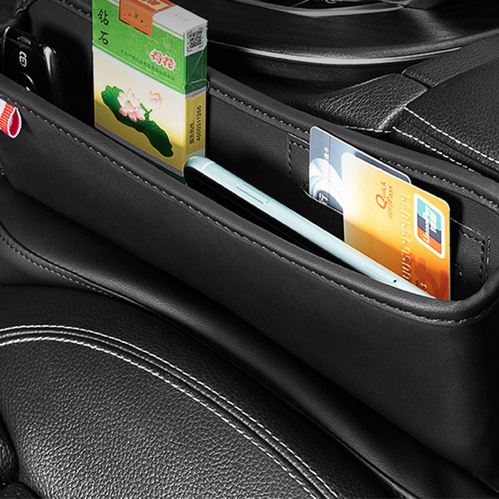 Car Front Seat Slit Gap Organizer Storage Box Pocket For Cards Keys Phone Holder