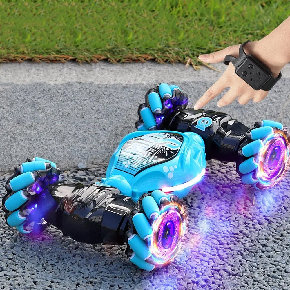 4WD Remote Control Gesture Sensor 360?? Rotation with Light and Music Car Toy
