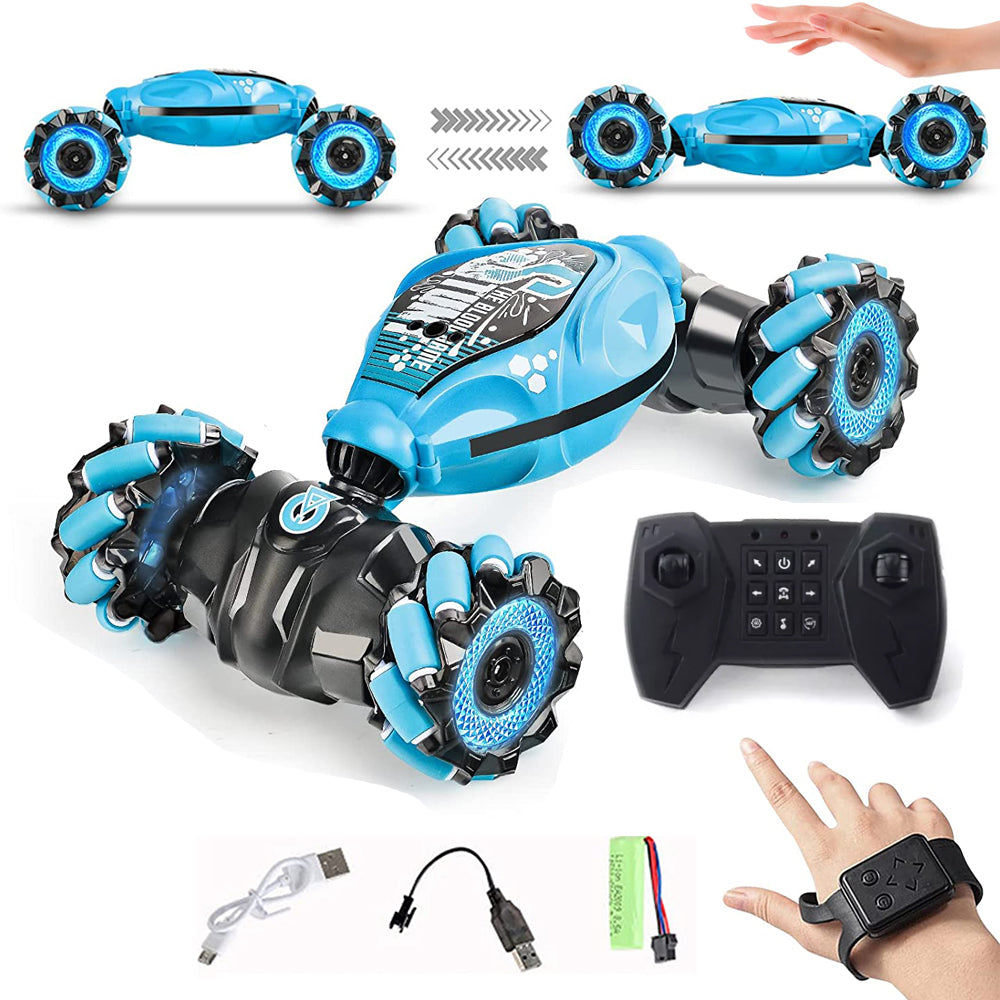 4WD Remote Control Gesture Sensor 360?? Rotation with Light and Music Car Toy