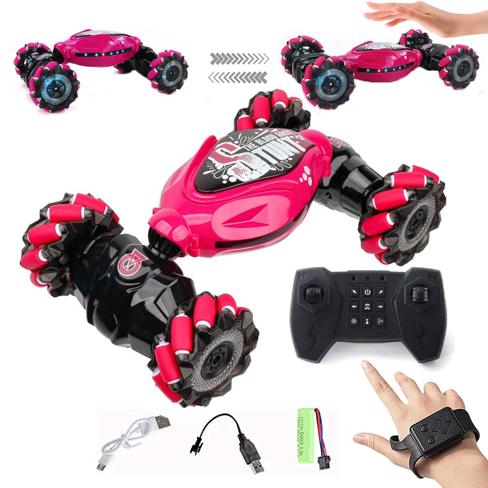 4WD Remote Control Gesture Sensor 360?? Rotation with Light and Music Car Toy