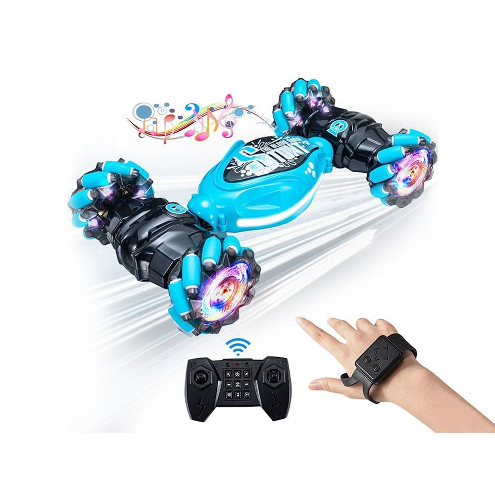 4WD Remote Control Gesture Sensor 360?? Rotation with Light and Music Car Toy
