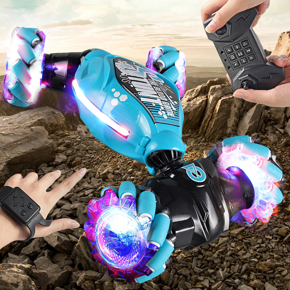 4WD Remote Control Gesture Sensor 360?? Rotation with Light and Music Car Toy