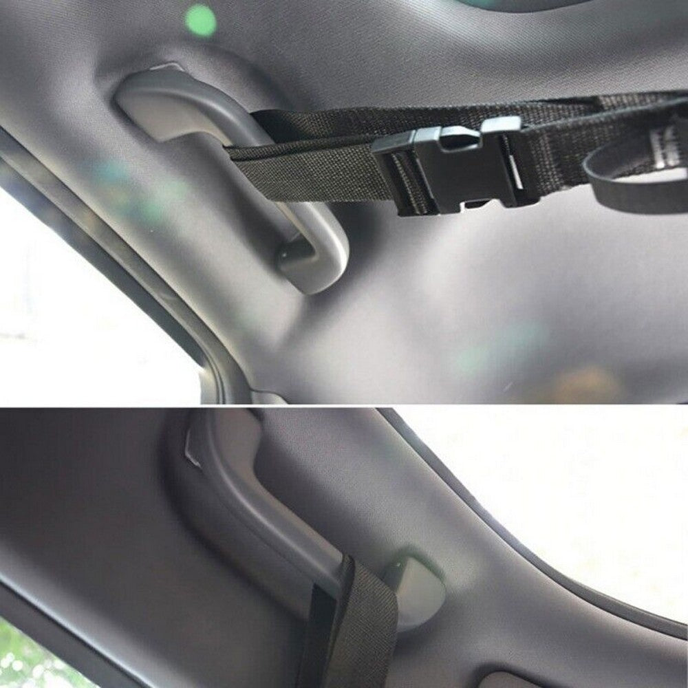 2pcs Set Car Fishing Rod Strap Fishing Rod Storage Rack Rod Carrier Holders