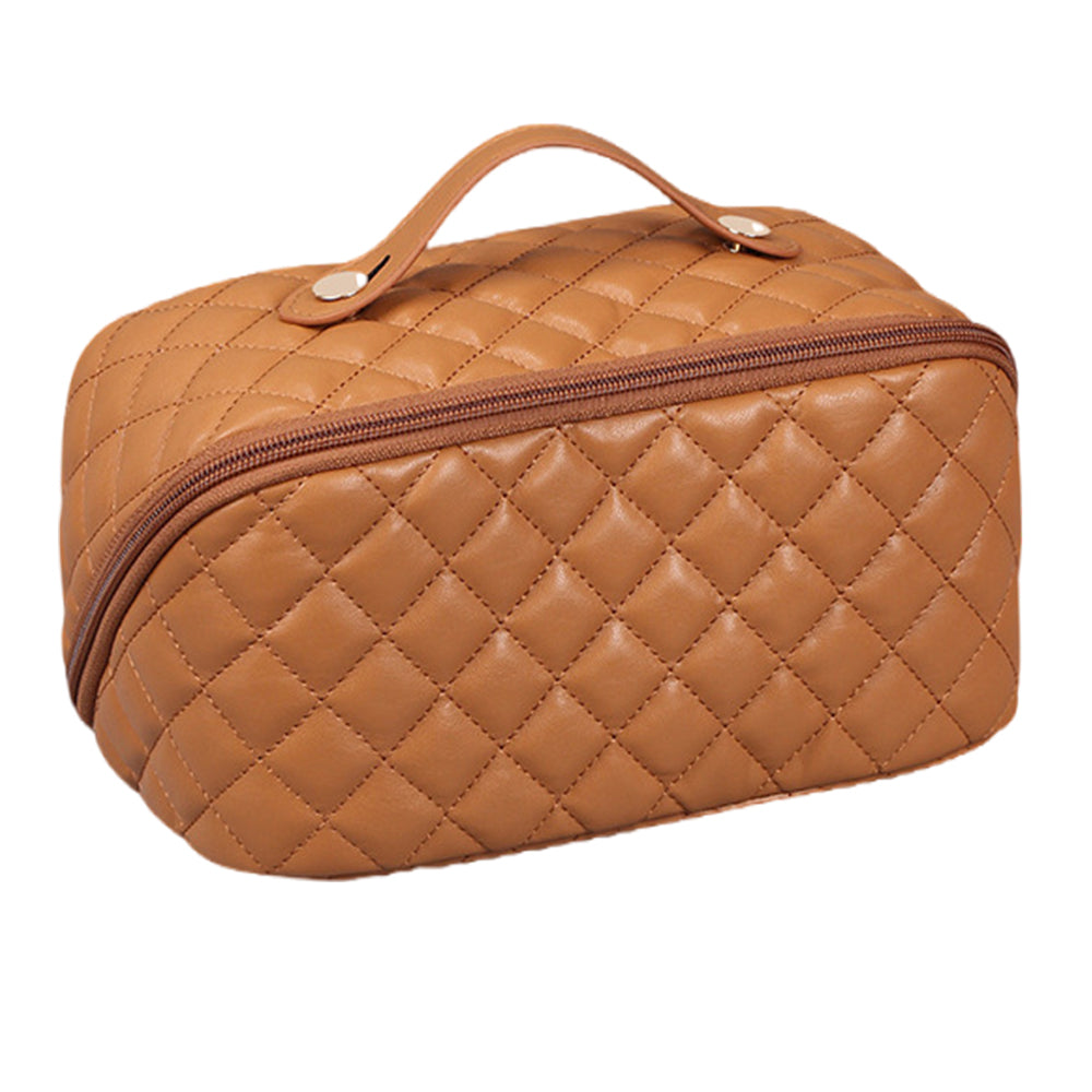 PU Leather Travel Cosmetic Bag For Women