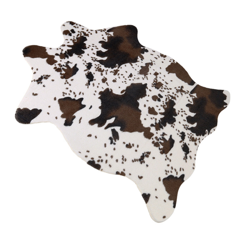 Cute Cow Print Rug Western Decor for Living Room-Cow
