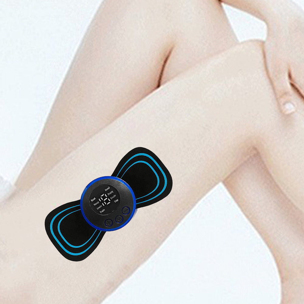 Portable Electric Neck Back Massager EMS Cervical Massage Patches Relief Pain
