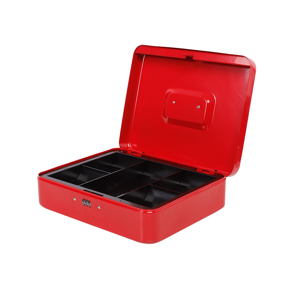Lockable Cash Box Deposit Slot Petty Cash Money Box Security-Combination Lock