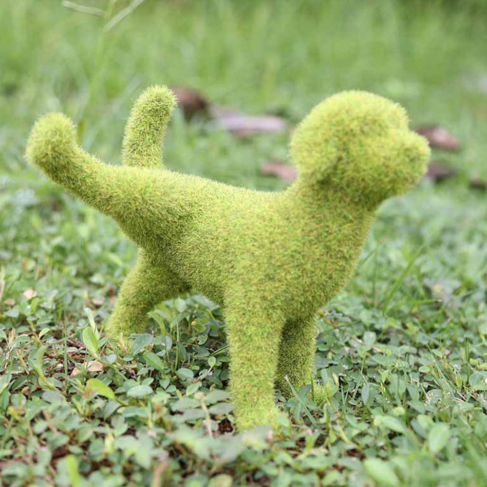 3Pcs Simulation Grass Flocking Animal Garden Decoration