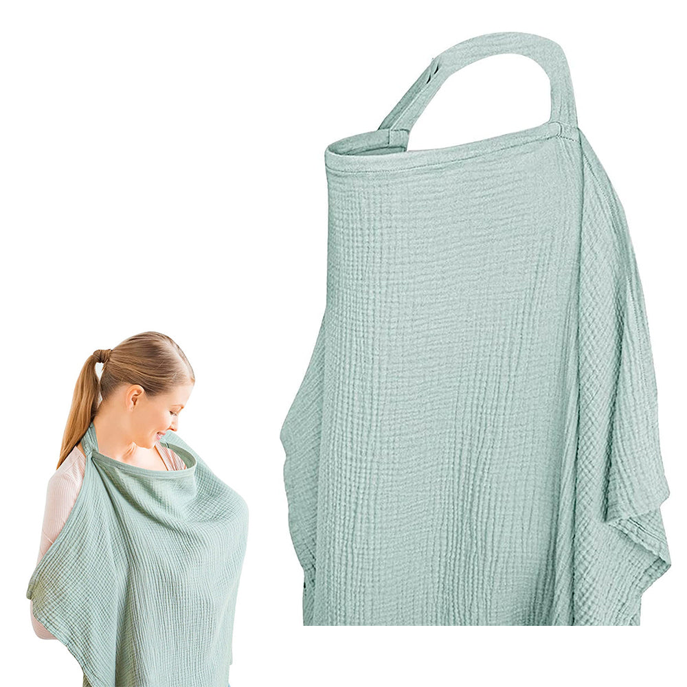 Nursing Cover Mother Nursing Apron Breastfeeding Cover with Adjustable Hoop