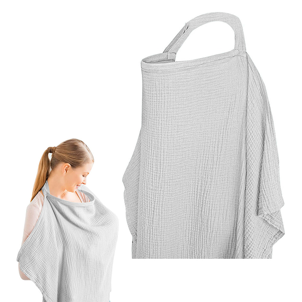 Nursing Cover Mother Nursing Apron Breastfeeding Cover with Adjustable Hoop